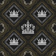 black wallpaper in old style N100