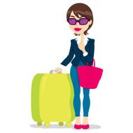 Woman With Luggage