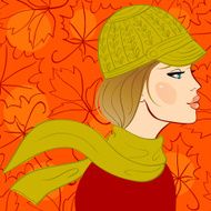girl in autumn hat N2