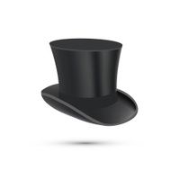 Top Hat isolated on white Vector N4