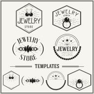 Vintage insignias and logotypes set N4