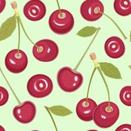 Seamless pattern with cherry N5
