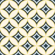 seamless circle diamond scribble pattern