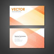 modern design business card template