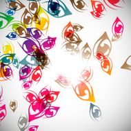 abstract background eye