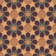 Traditional Ornamental Seamless Islamic Pattern N17