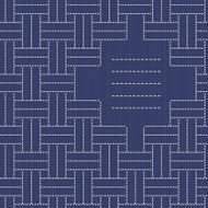 Japanese Embroidery Ornament with weaving and place for your text