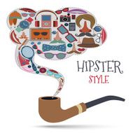 Hipster style concept