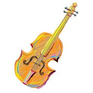 The violin Art sketch N2