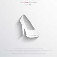 Vector woman boots web icon N17