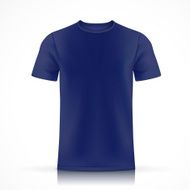 blue T-shirt template N4
