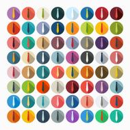 Flat design tie N12