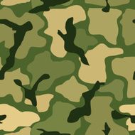 Abstract seamless camouflage pattern Vector illustration