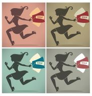 season of shopping vector commercial backgrounds