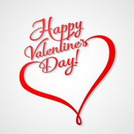 Valentines Card with lettering Love calligraphy N2