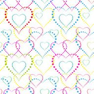 Seamless background of hearts N4