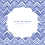 Vector purple drops chevron circle frame seamless pattern background