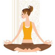 woman yoga pose