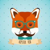 Animal hipster portrait N6