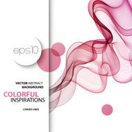 Abstract smoky waves background Template brochure design N16