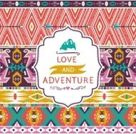 Hipster seamless tribal pattern with geometric elements N2