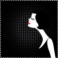 retro girl N14