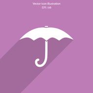 Vector umbrella web icon N7