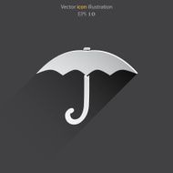 Vector umbrella web icon N8