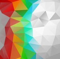 Triangle background Multicolor polygons N2