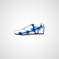 Abstract illustration on sneakers N156