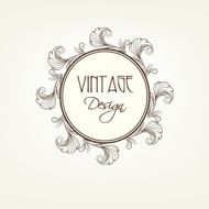 Beautiful rounded vintage frame