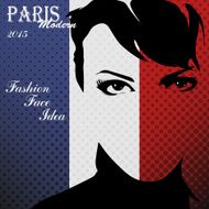 Paris vintage grunge poster N2