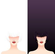 super models with copy space