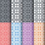 Geometric seamless patterns Abstract background