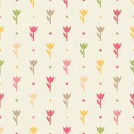 Retro seamless flower pattern N3