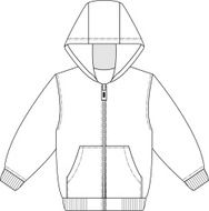 Plain Hooded Sweatshirt