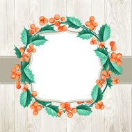 Merry christmas wreath N2