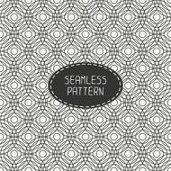 Vector seamless retro vintage geometric hipster line pattern N6
