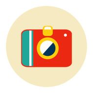 Camera flat icon