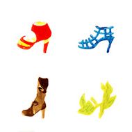 fashion illustration - pretty shoes
