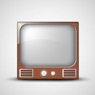 Vintage television set design