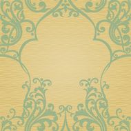 Traditional floral pattern in Victorian style