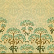 Traditional floral pattern in Victorian style N2