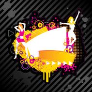 Flash Text Design Element Series DANCE