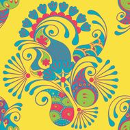 Mendi seamless pattern color N2
