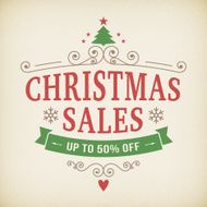 vintage after christmas sales poster background