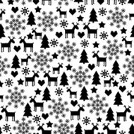 Winter Holidays Seamless Pattern