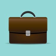 Brown briefcase