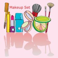 multicolored cosmetics N2