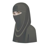 woman in niqab